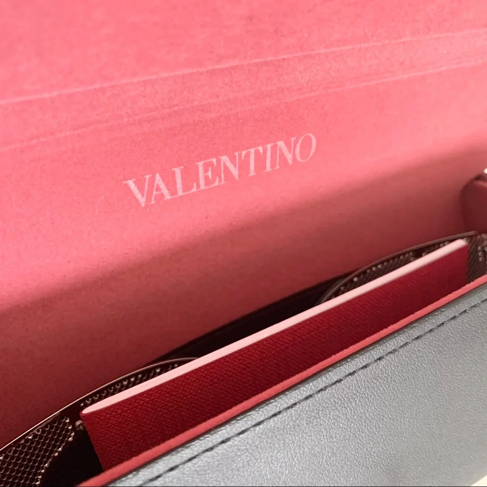 Valentino clear blue sunglasses